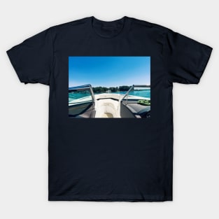 View from the Boat - Lake Norman Summer Day T-Shirt